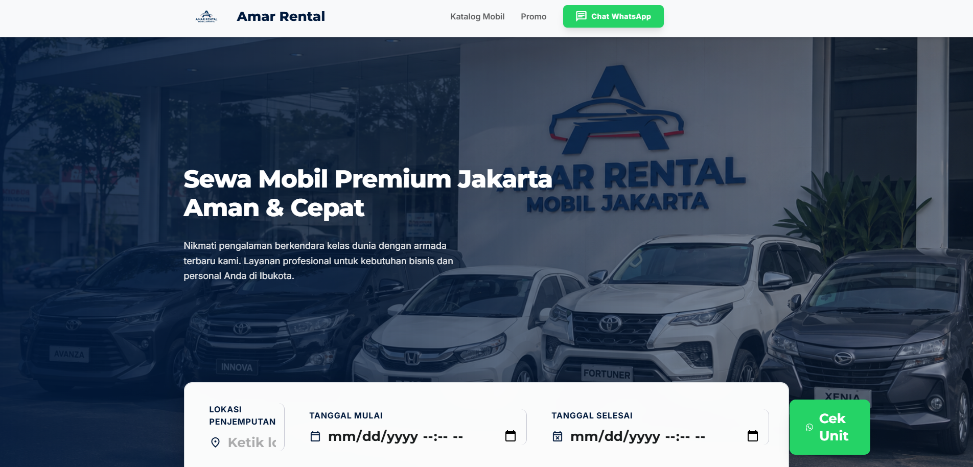 Amar Rental Mobil